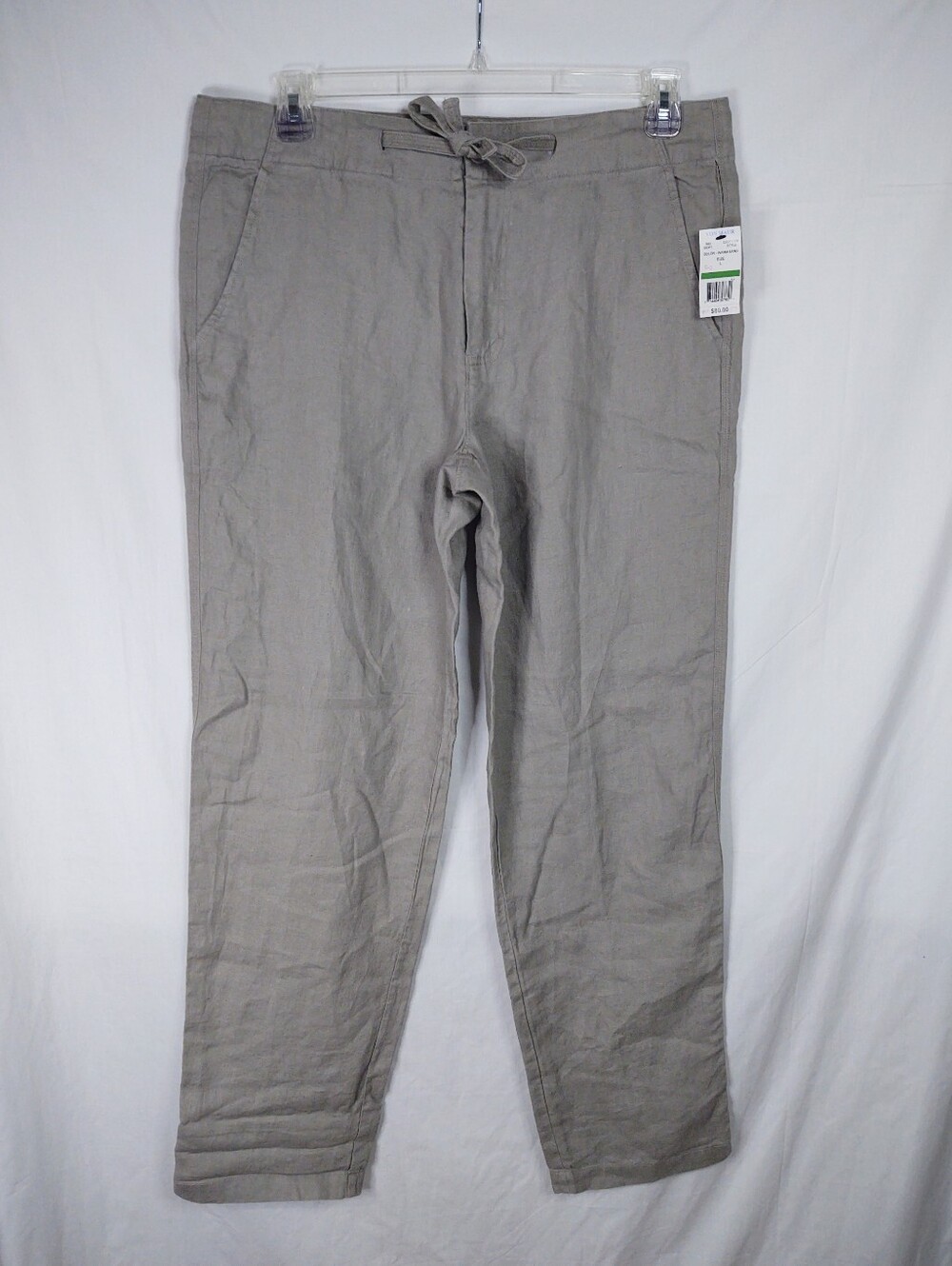 NWT Toscano Firenze 100% Linen Pants Mens L